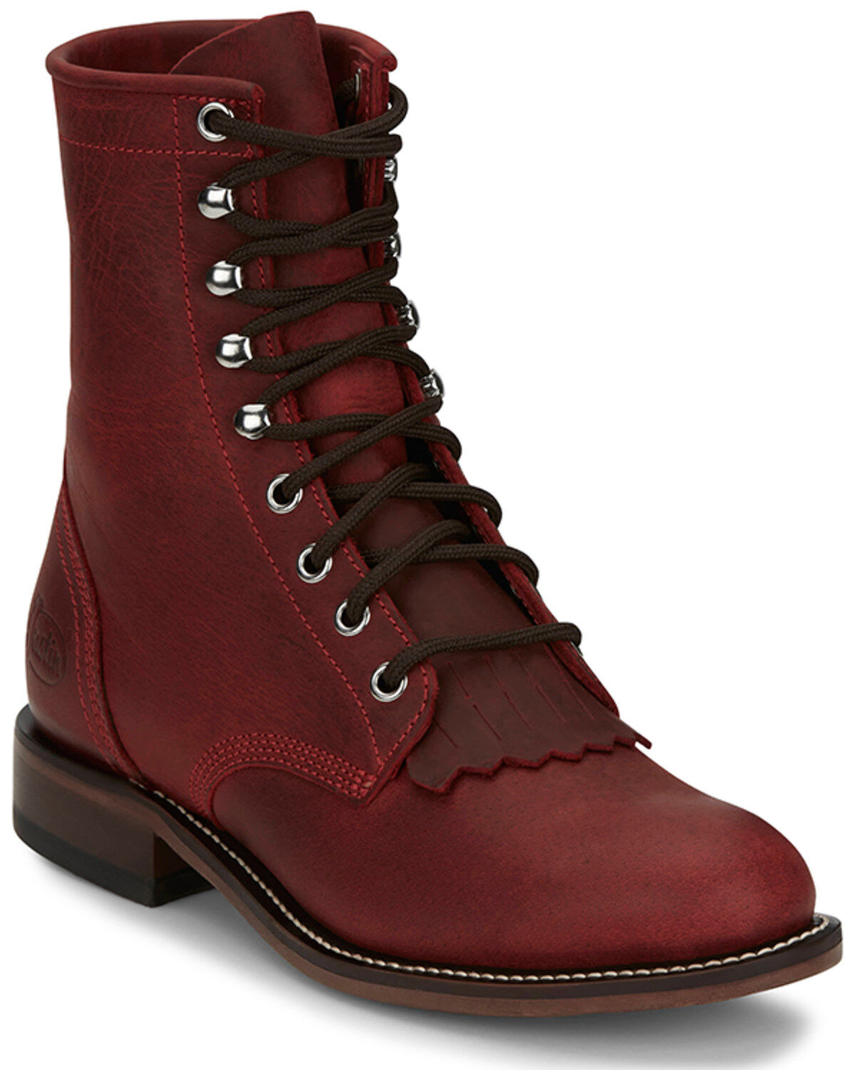 Justin Women's McKean Lace-Up Boots - Round Toe
