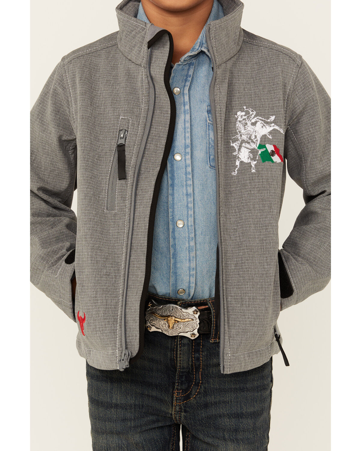 Cowboy Hardware Boys' Fuerte Bull Zip Jacket