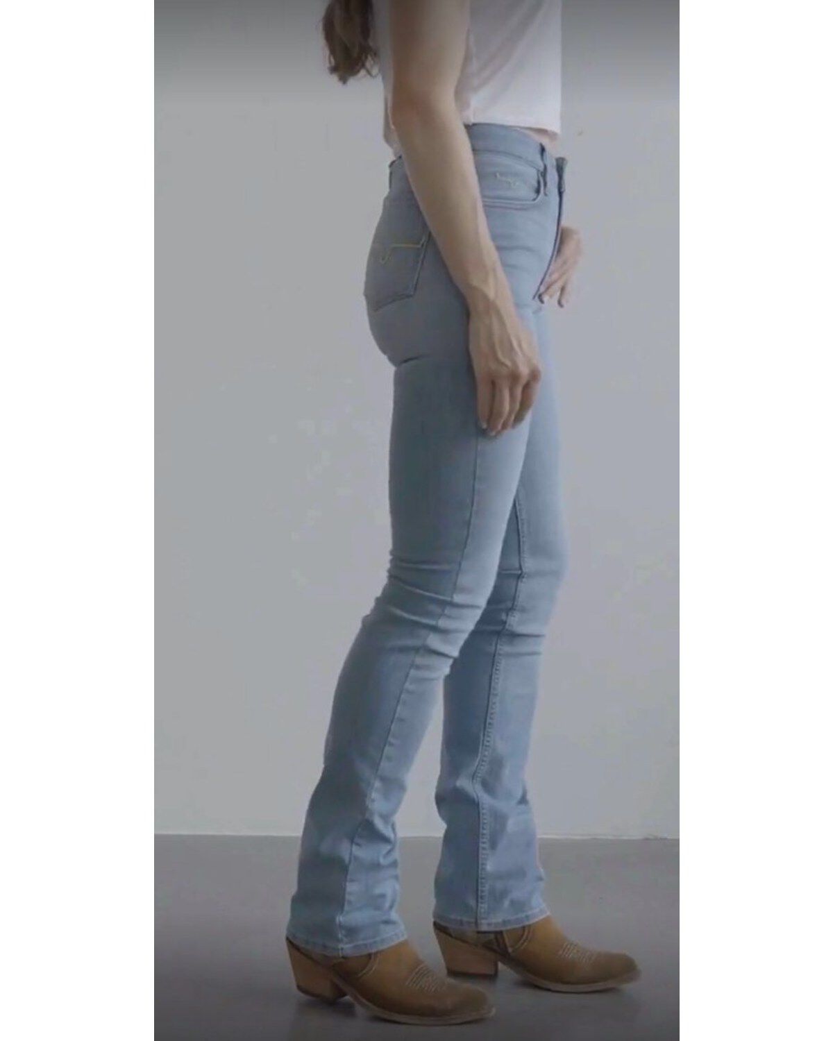 Kimes Ranch Women's Sarah Light Wash High Rise Slim Bootcut Jeans