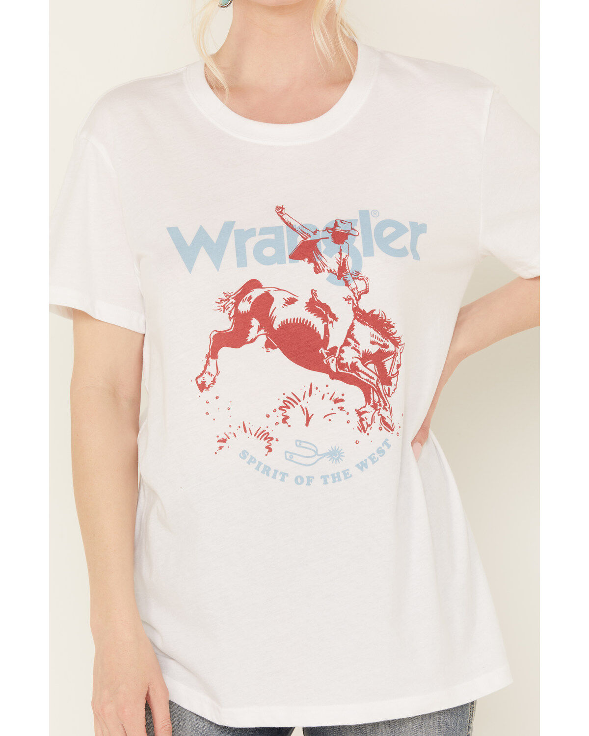 Wrangler Retro Women's Bucking Bronc Boyfriend Graphic Tee