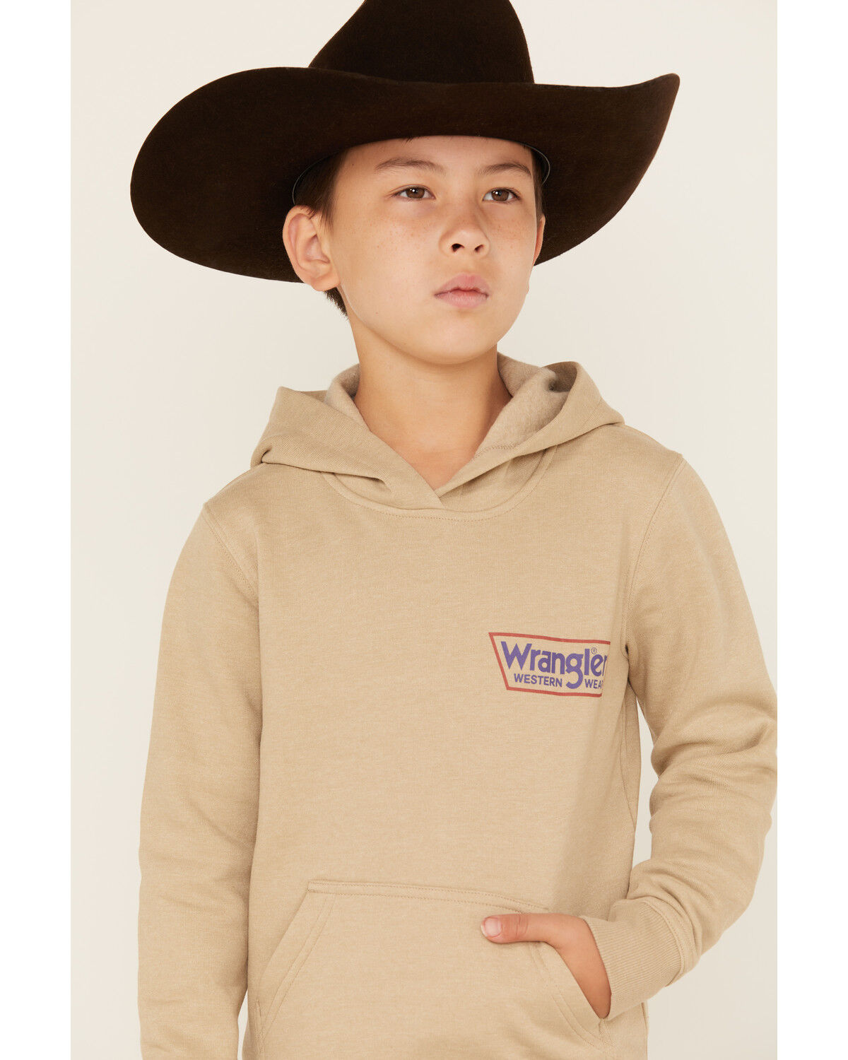 Wrangler Boys' Logo Hooded Sweatshirt