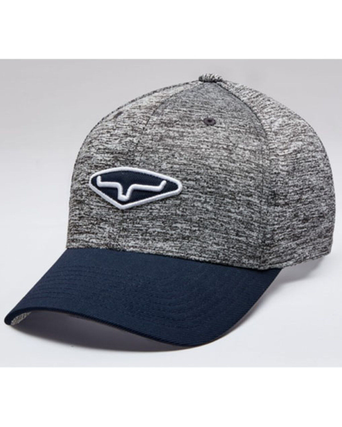 Kimes Ranch Men's Heather Gray Dynamite Links Logo Patch Ball Cap