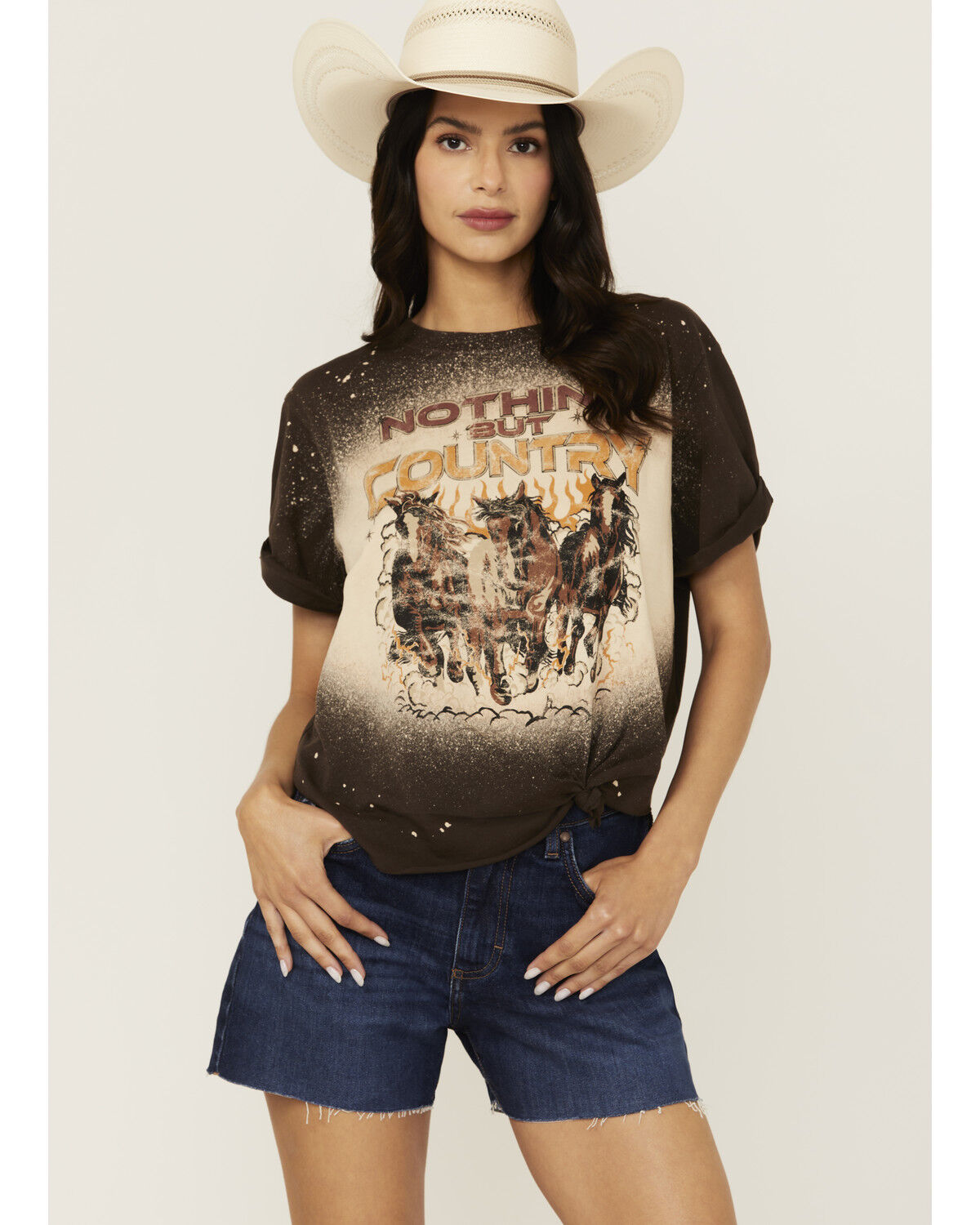 Shyanne Women's Nothing But Country Short Sleeve Graphic Tee