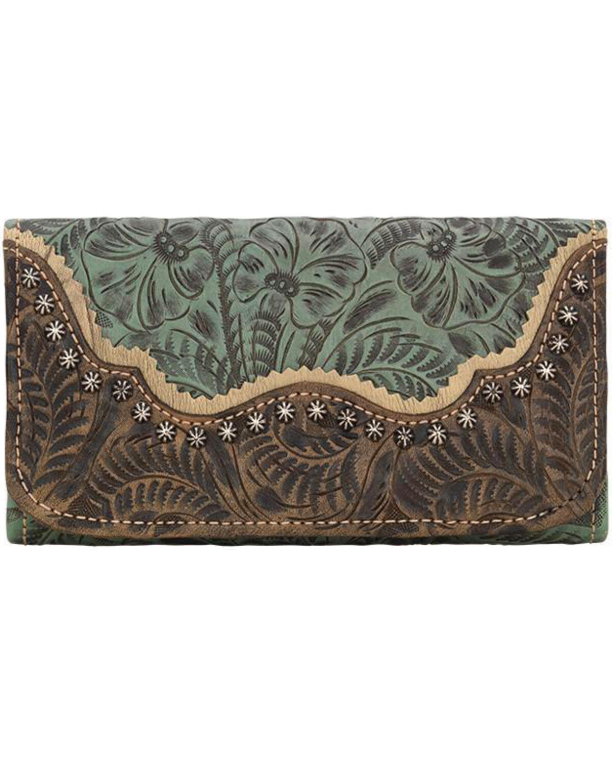 American West Women's Saddle Ridge Tri-Fold Wallet