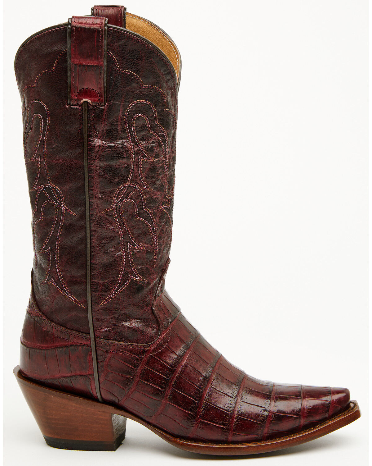 Shyanne Women's Aspen Exotic American Alligator Western Boots - Snip Toe