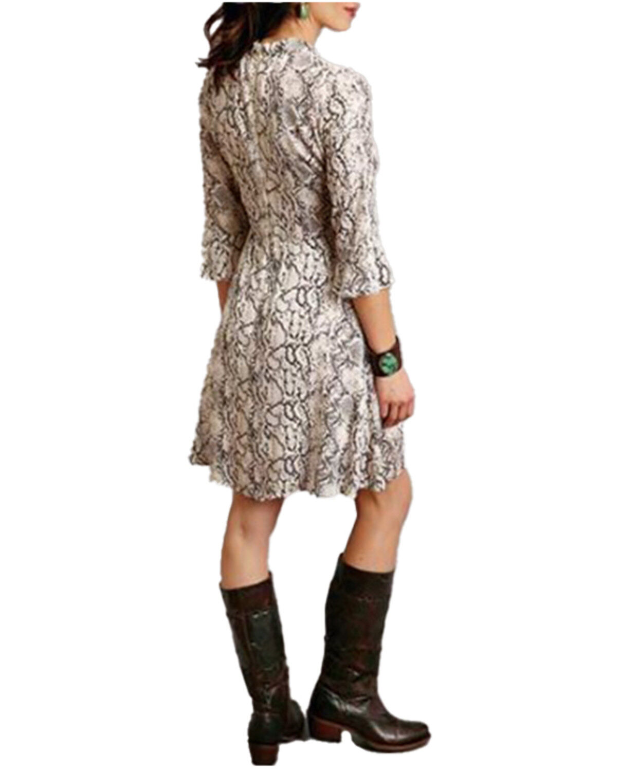 Stetson Women's Snake Print Mini Dress
