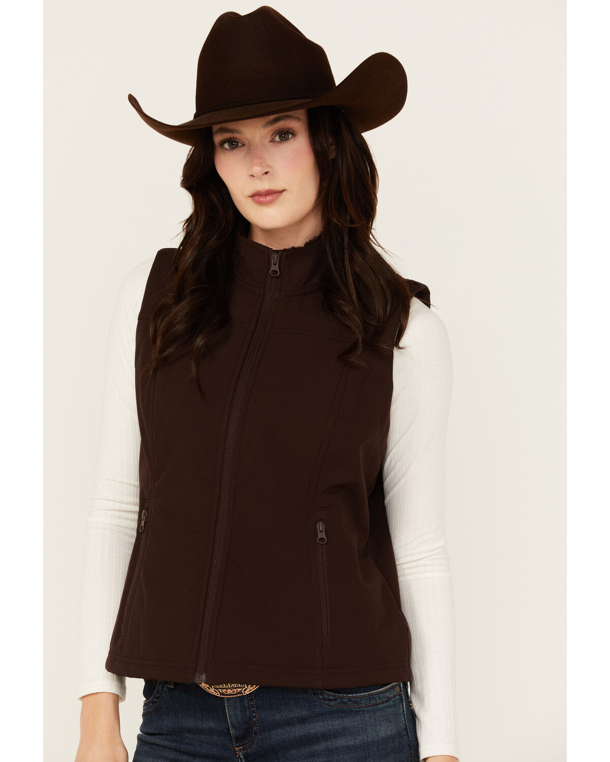 Shyanne Women's Solid Softshell Vest