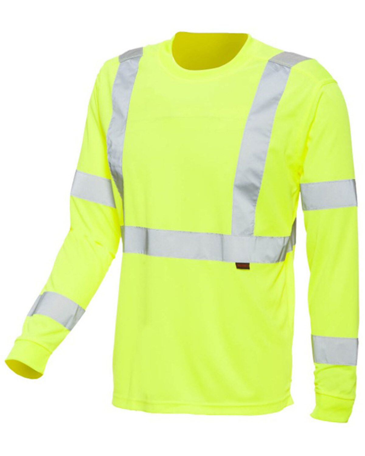 Wolverine Men's Hi-Vis Caution Long Sleeve Work T-Shirt