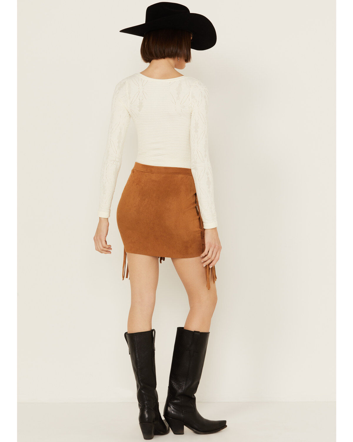 Vocal Women's Studded Fringe Skirt