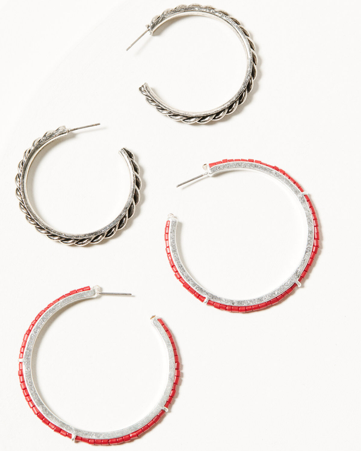 Idyllwind Women's Ethel Antique Hoop Earring Set - 2 Piece