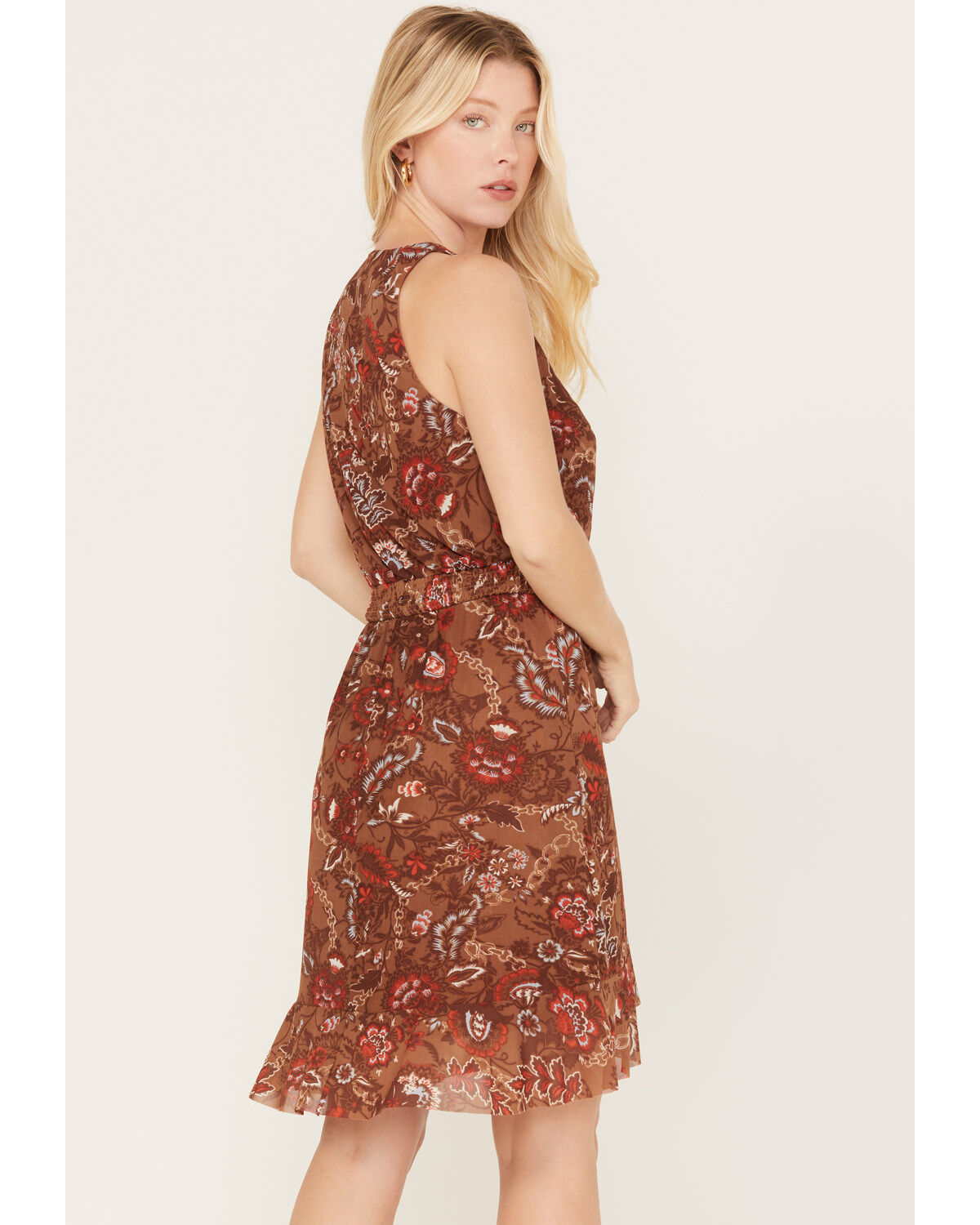 Idyllwind Women's Meshed Smock Mini Dress