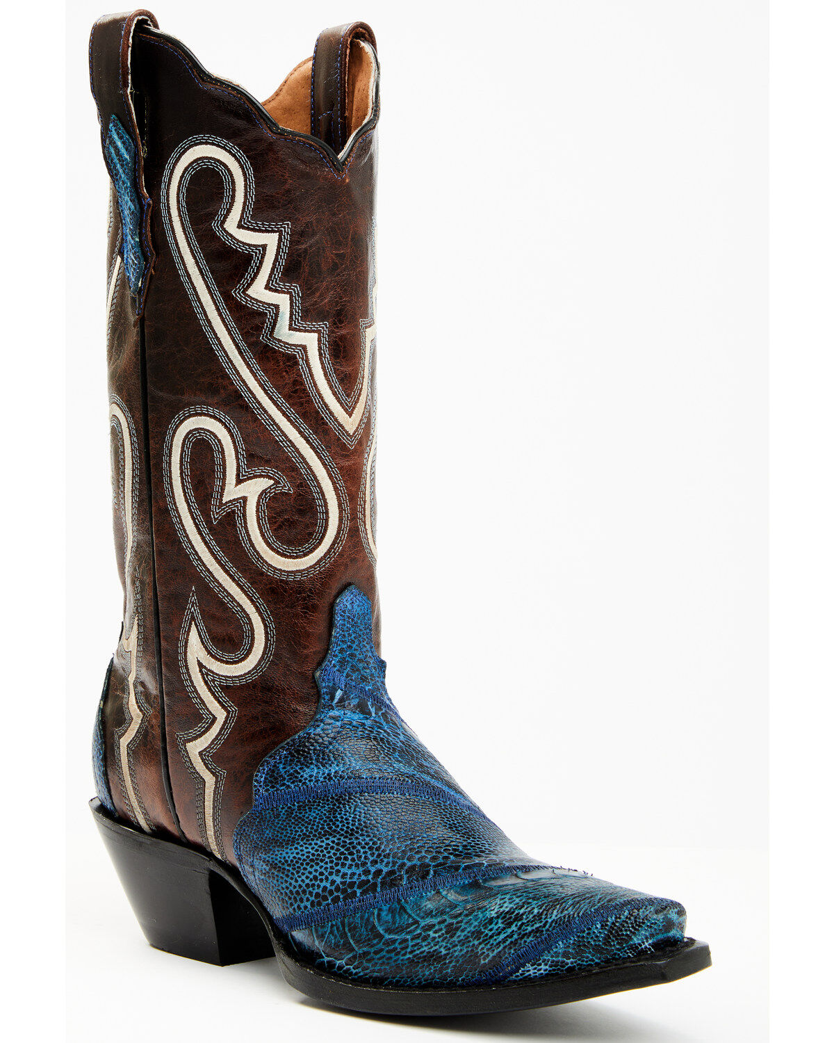 Dan Post Women's Exotic Ostrich Leg Western Boots - Snip Toe
