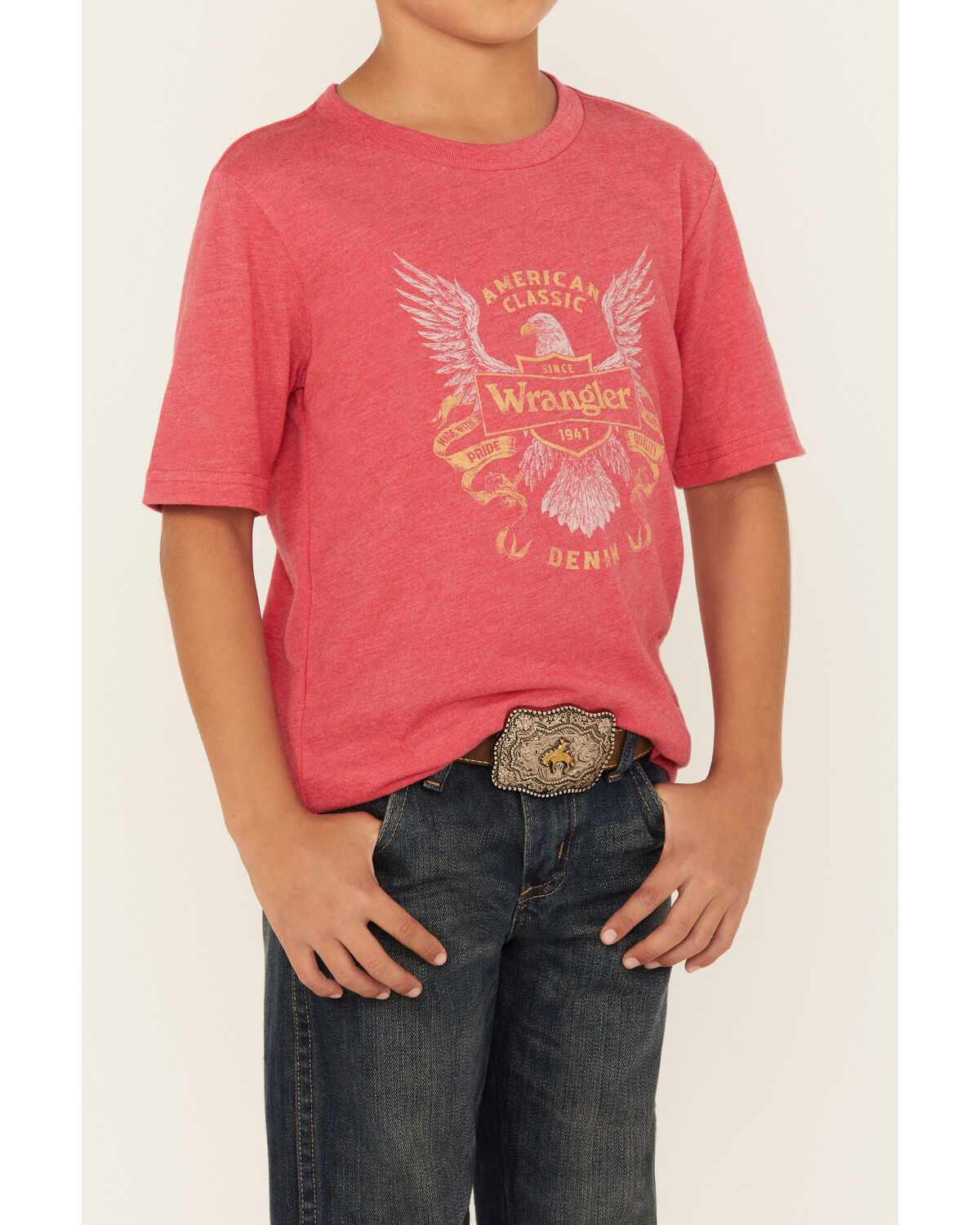 Wrangler Boys' Eagle Short Sleeve Graphic Tee