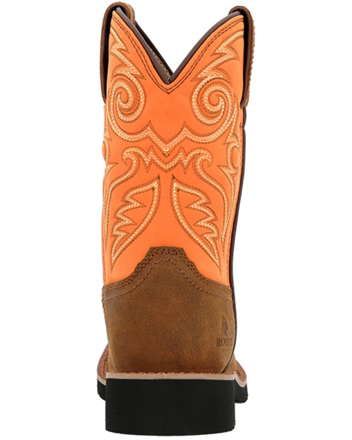 Rocky Boys' Monocrepe Western Boots - Broad Square Toe