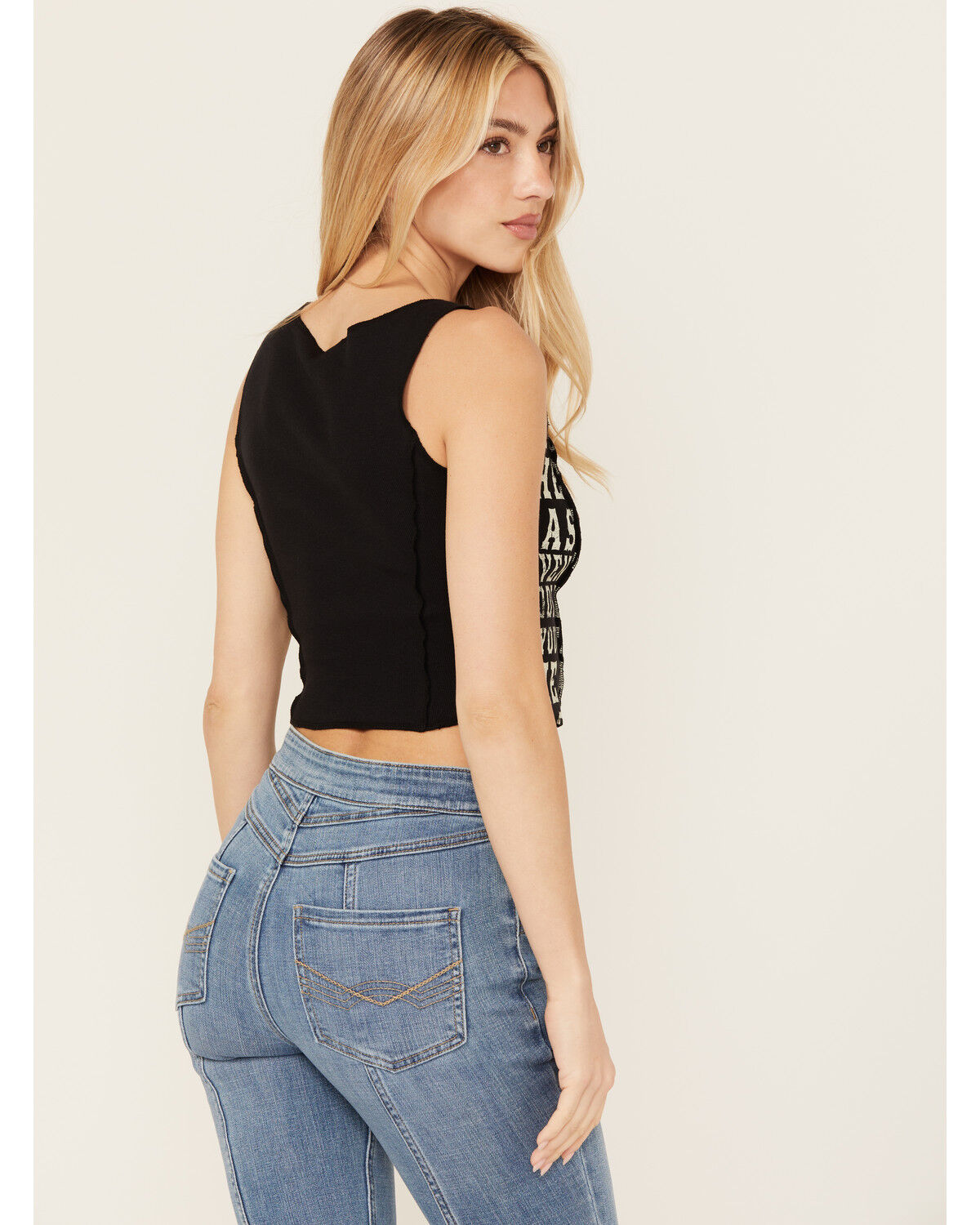 Idyllwind Women's Rhett The West Was Wild Graphic Rib Knit Tank