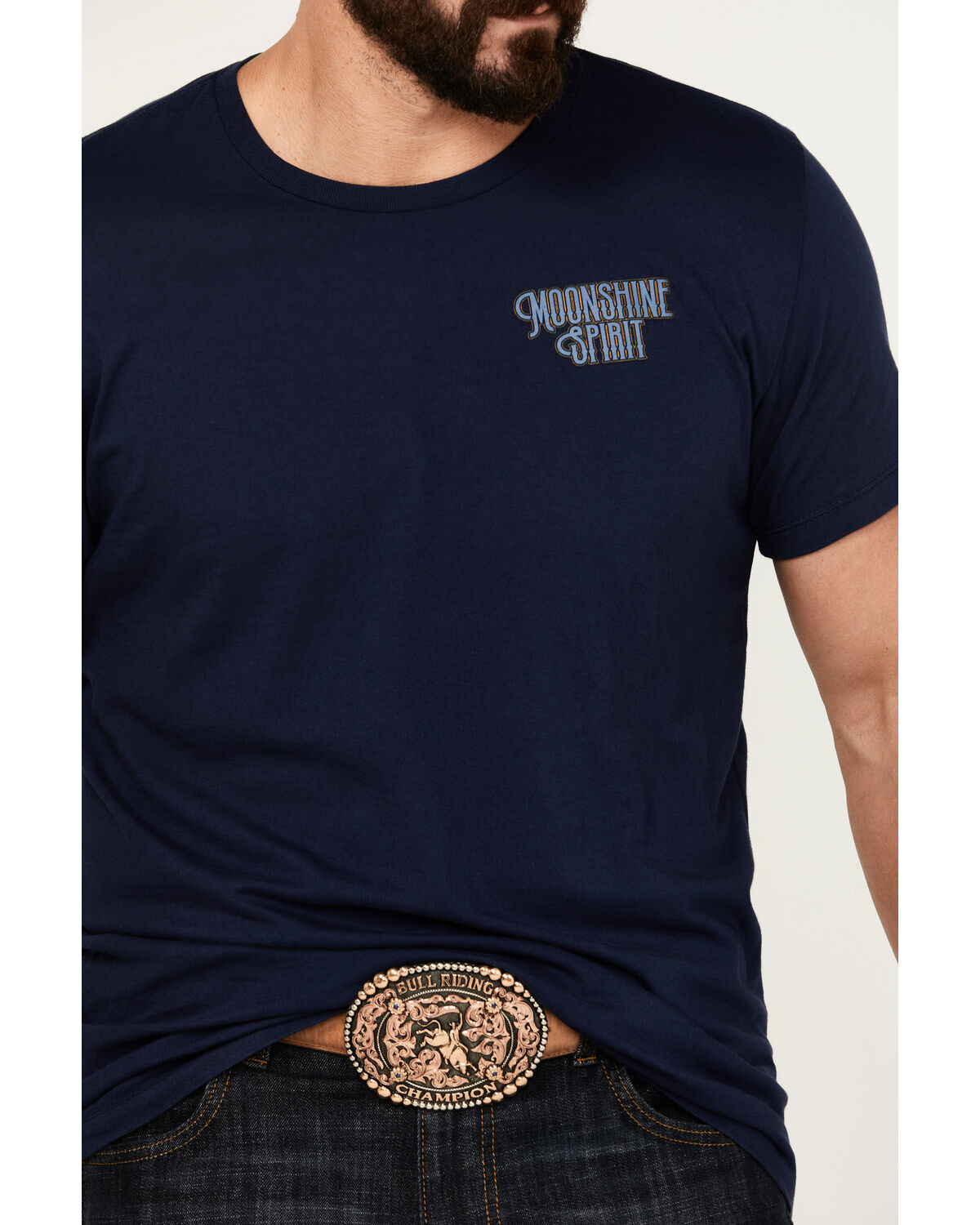 Moonshine Spirit Men's Genuine Short Sleeve T-Shirt