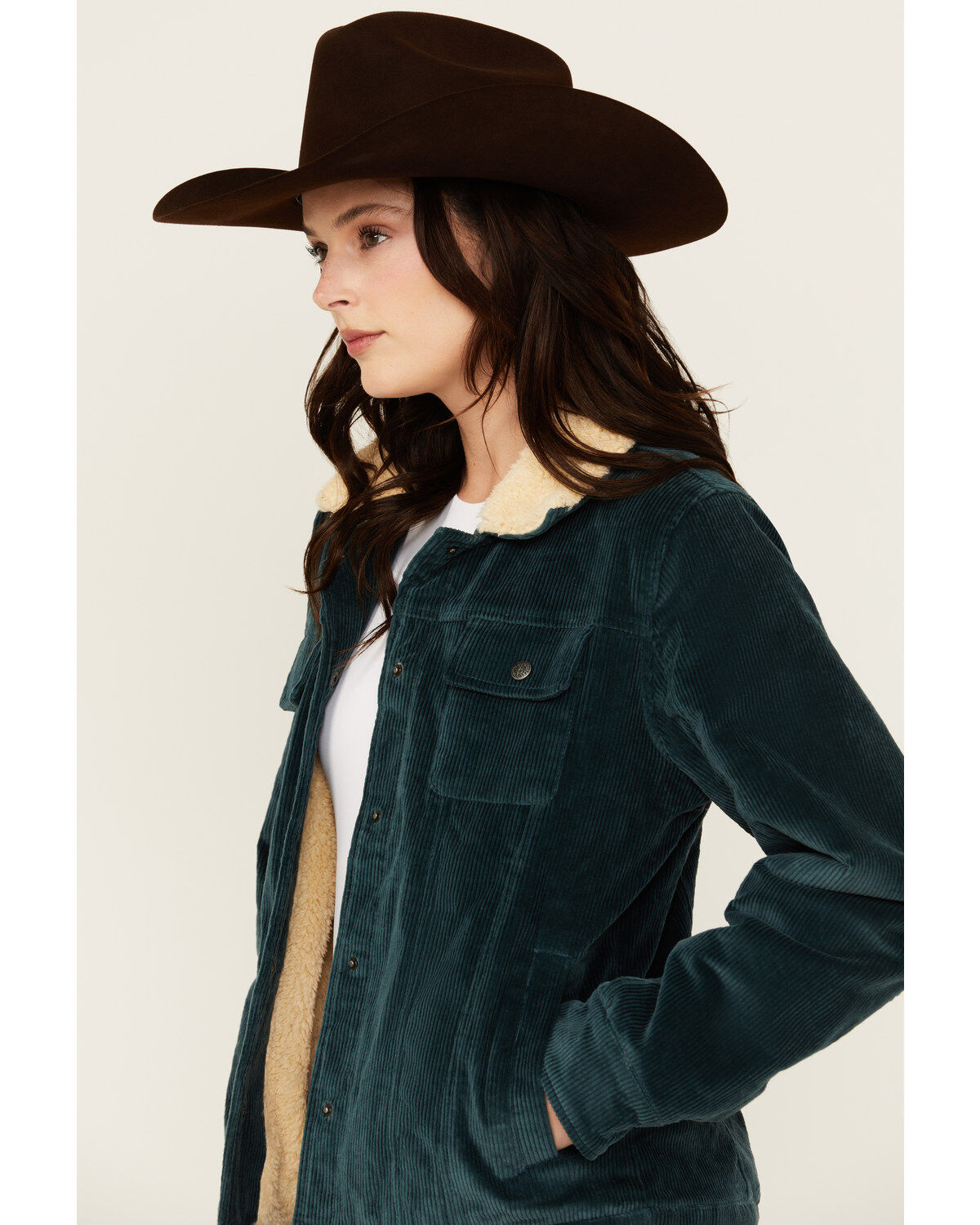 Outback Trading Co Women's Georgia Sherpa Lined Corduroy Jacket