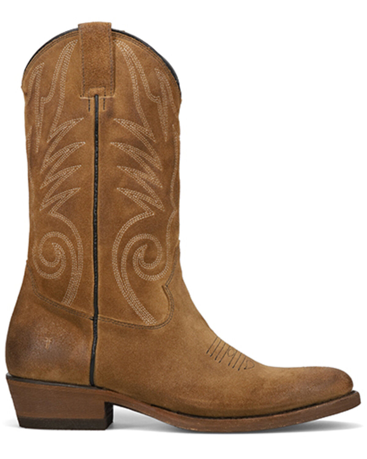 Frye Men's Grady Suede Short Western Boots - Round Toe