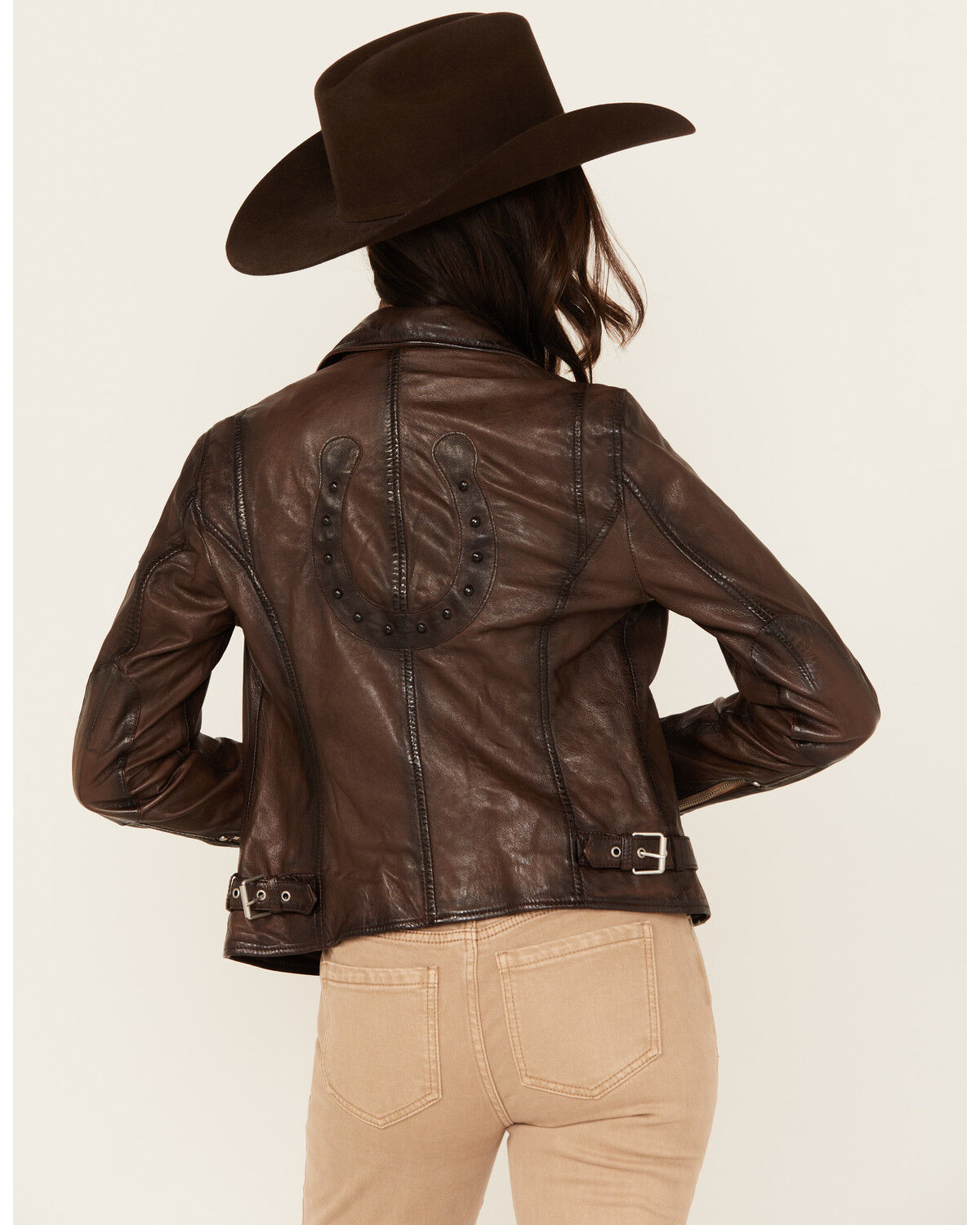 Mauritius Leather Women's Boot Barn Exclusive Lucky Horseshoe Leather Jacket