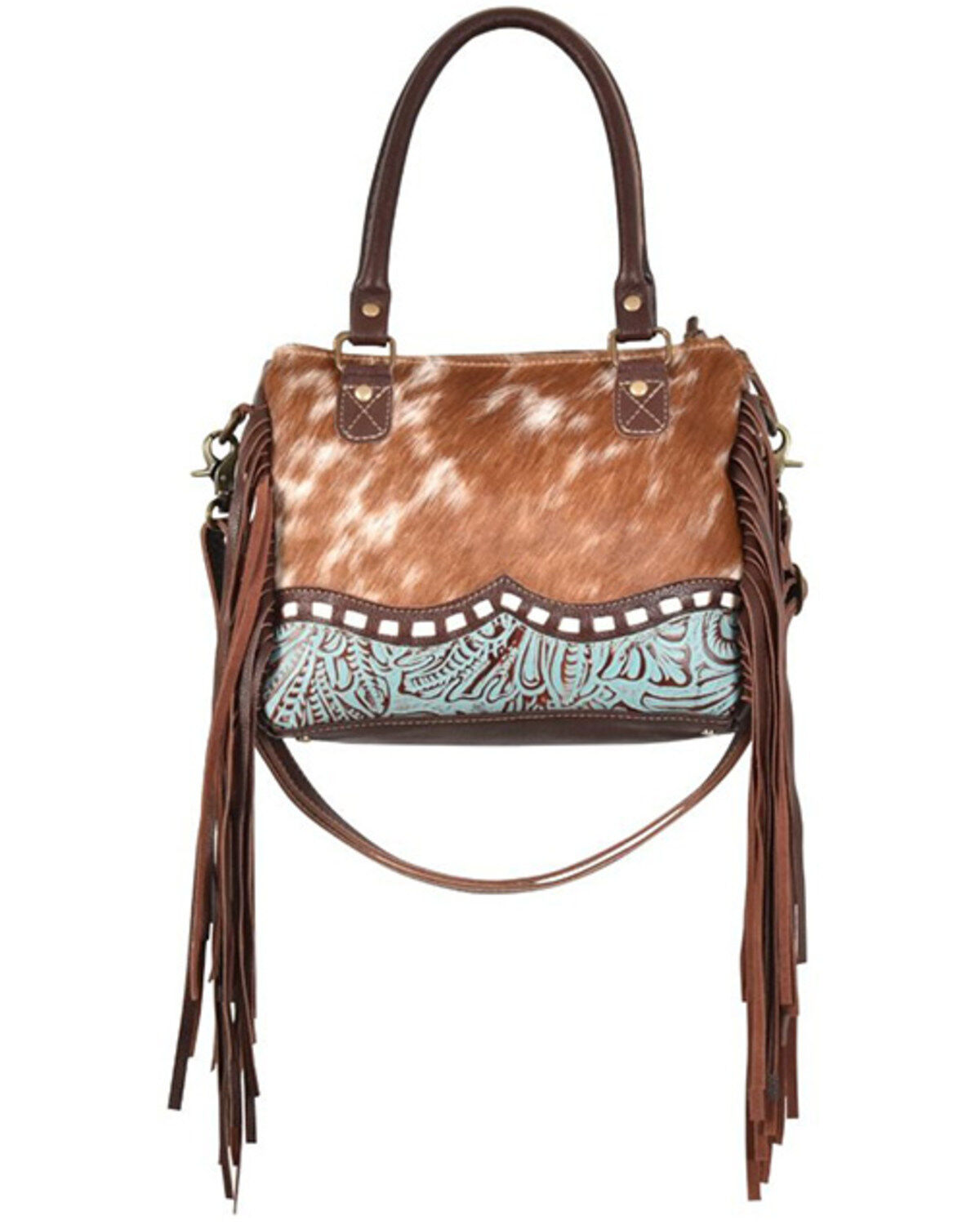 Myra Bag Women's Cowhide Satchel