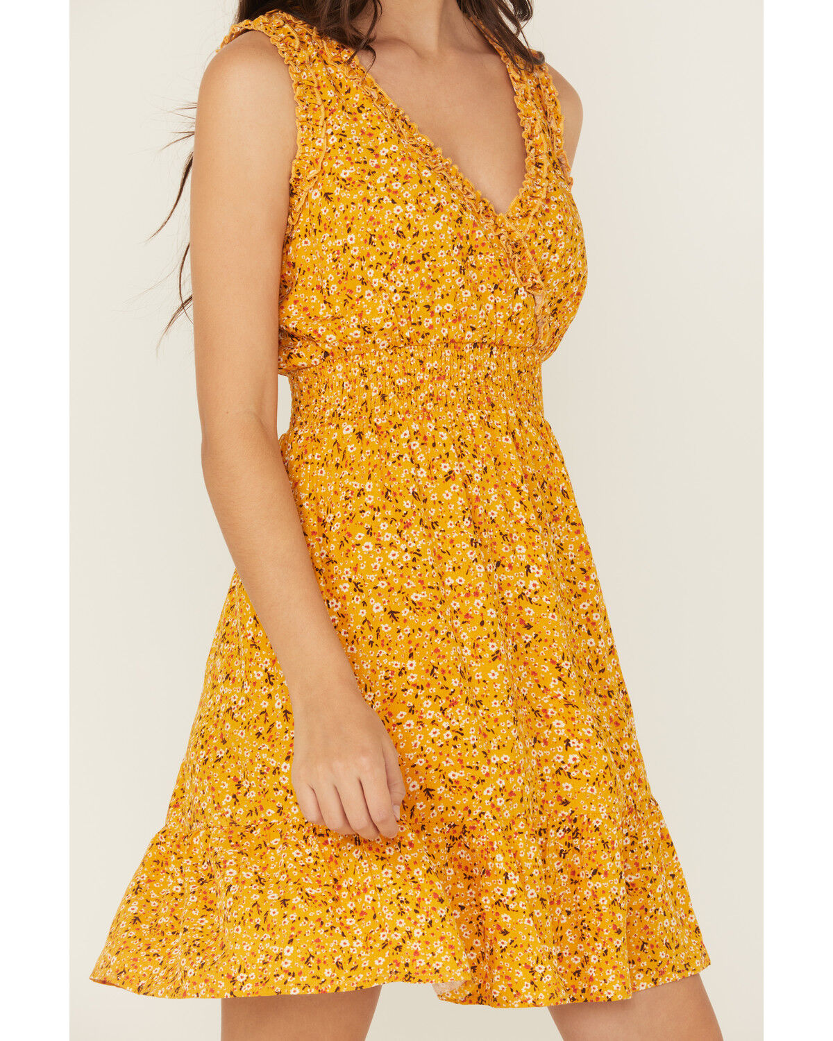 Shyanne Women's Floral Print Sleeveless Mini Dress