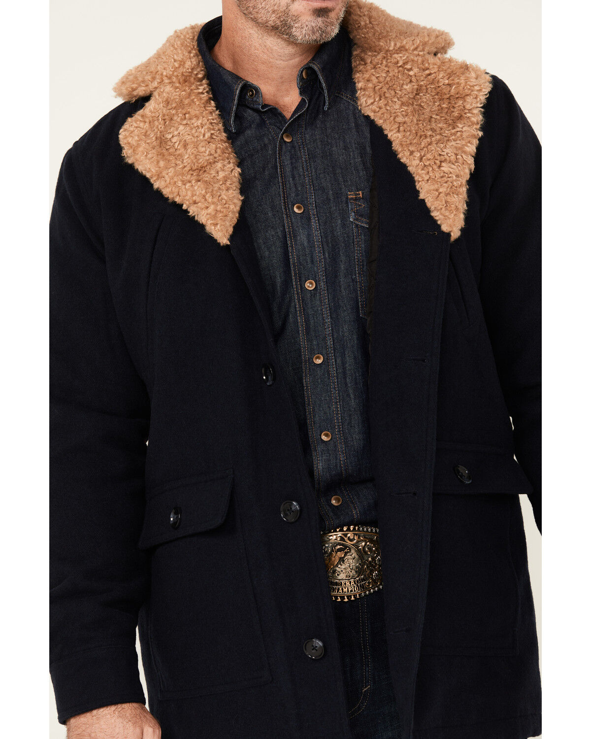 Cody James Men's Legacy II Sherpa Wool Coat