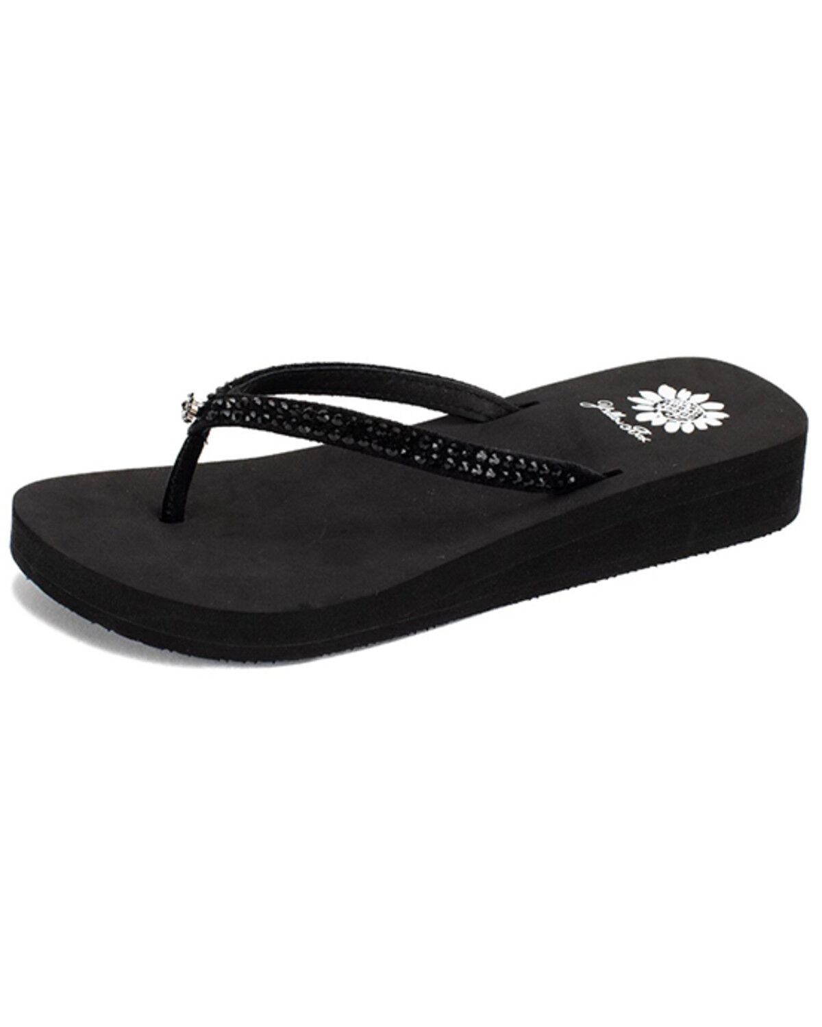 Yellow Box Women's Jello Rhinestone Sandals