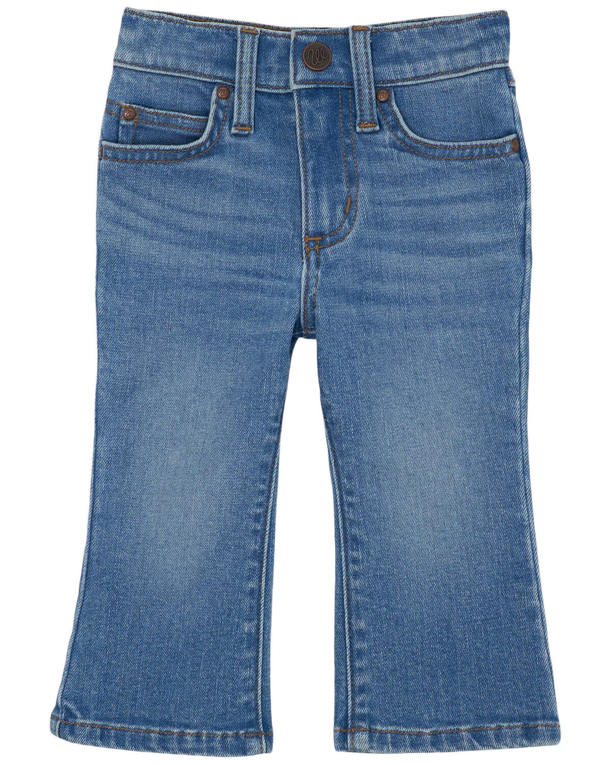 Wrangler Infant Girls' Medium Wash Bootcut Stretch Denim Jeans