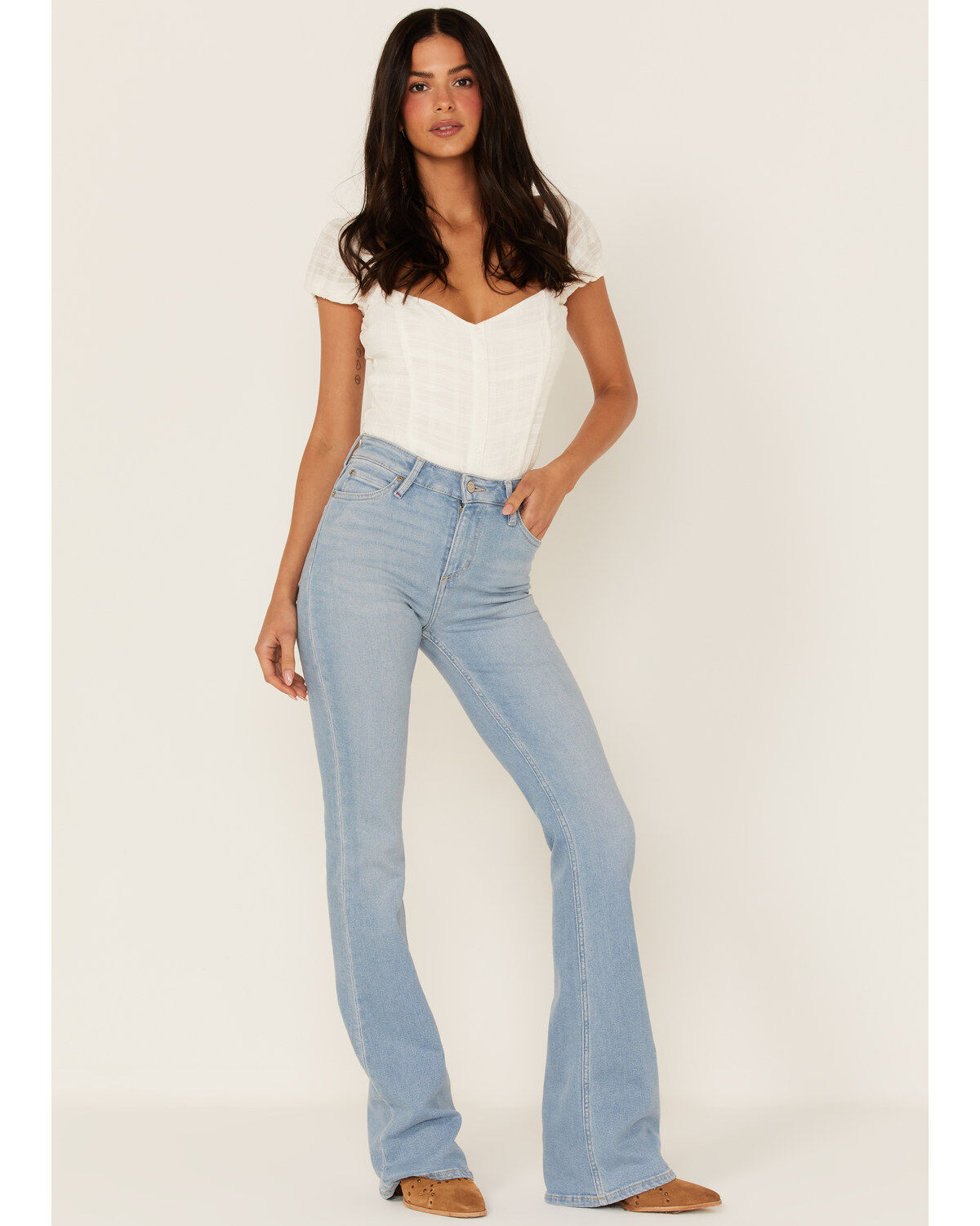 Idyllwind Women's Light Wash Laredo High Rise Rebel Bootcut Jeans