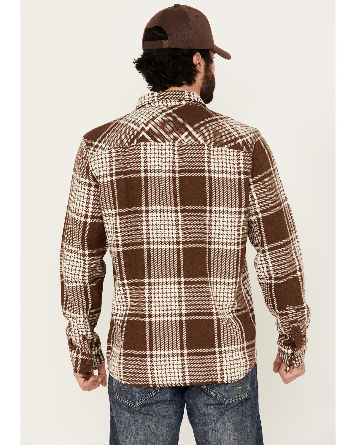 Brothers and Sons Men's Conrad Plaid Print Long Sleeve Button-Down Shirt