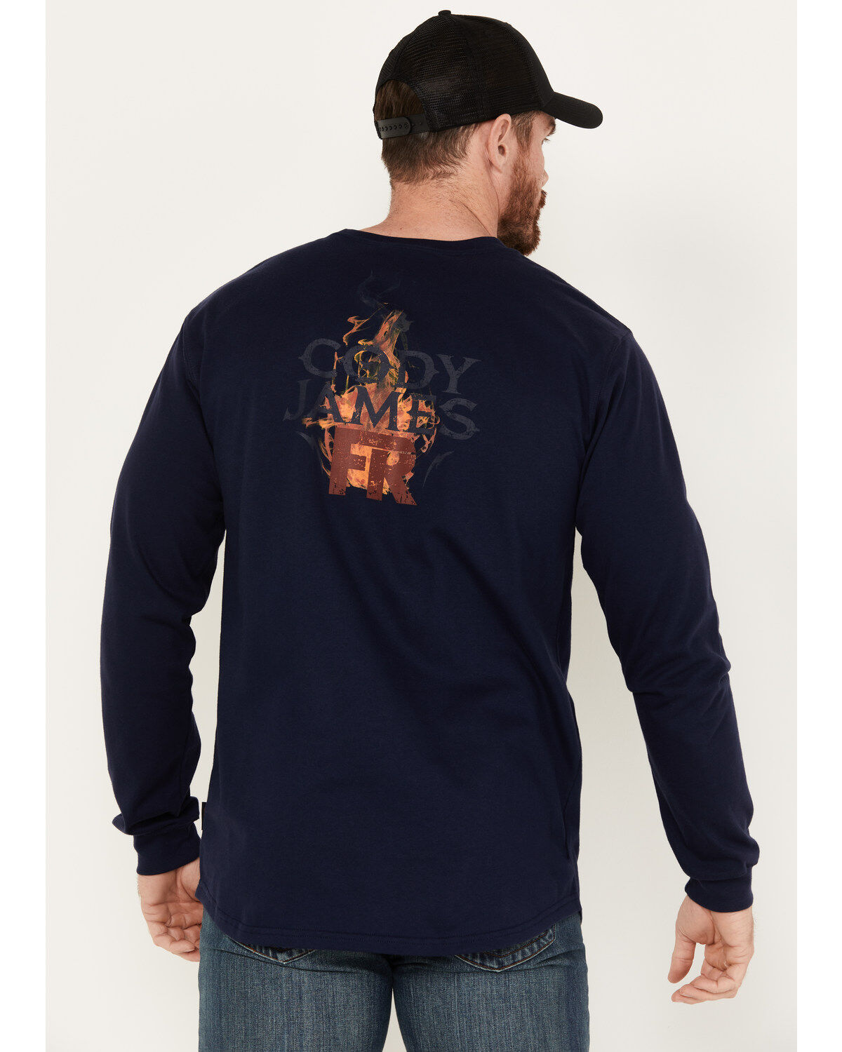 Cody James Men's FR Vintage Graphic Long Sleeve Work Shirt - Tall