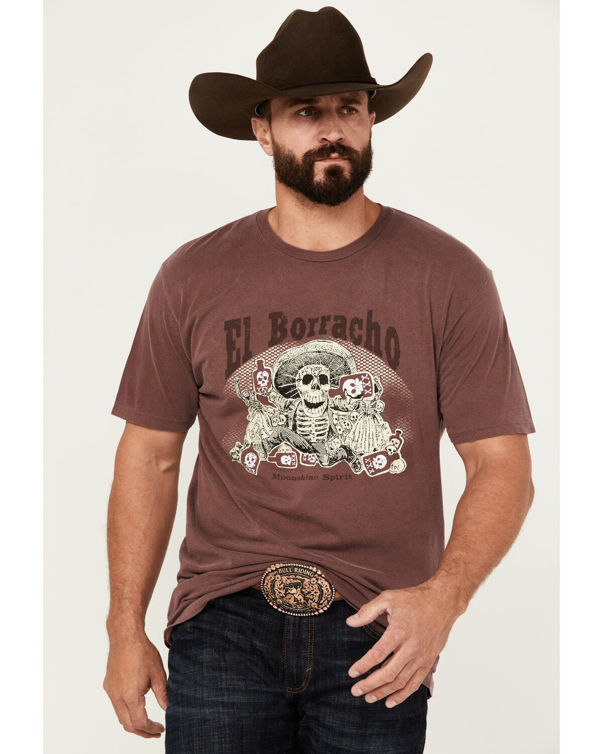 Moonshine Spirit Men's El Borracho Short Sleeve T-Shirt