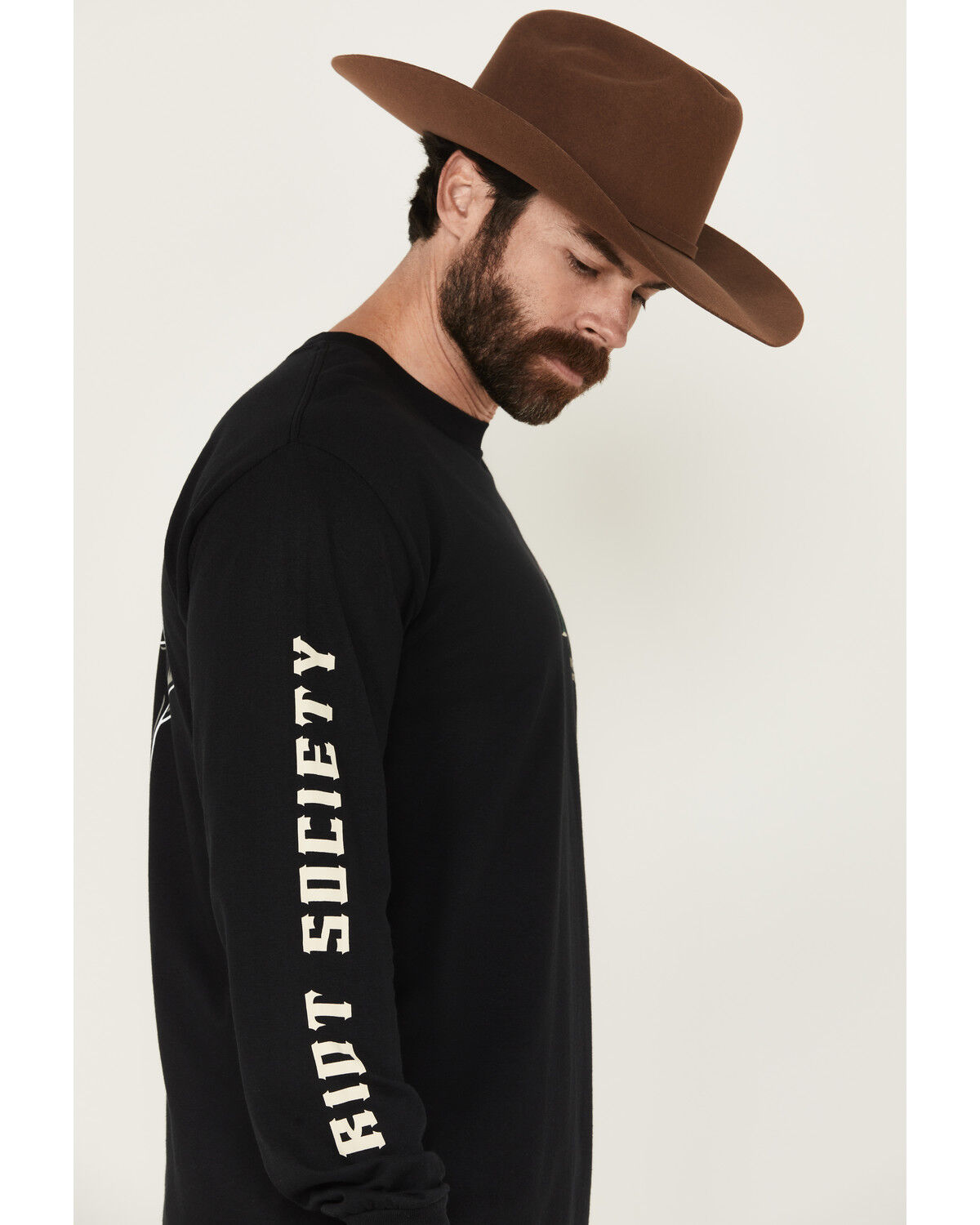 Riot Society Men's Viva La Fiesta Reaper Long Sleeve Graphic T-Shirt