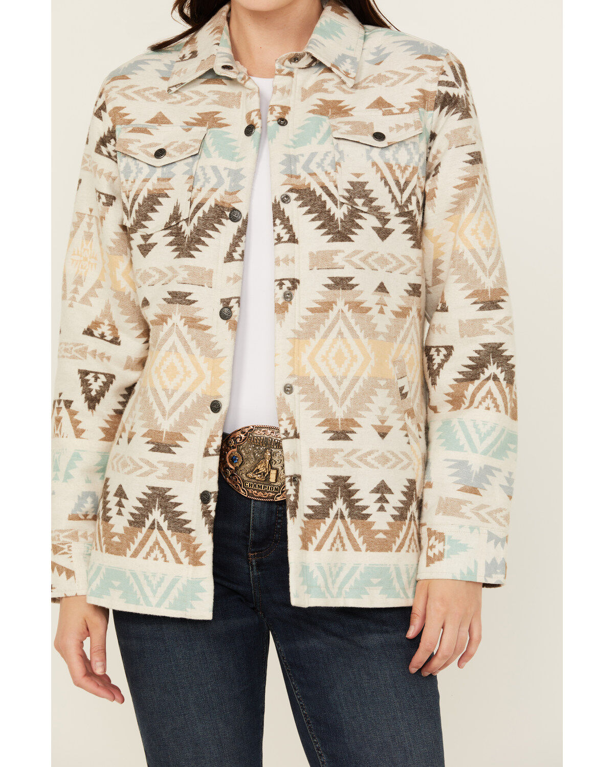 Outback Trading Co Women's Canne Southwestern Print Jacket