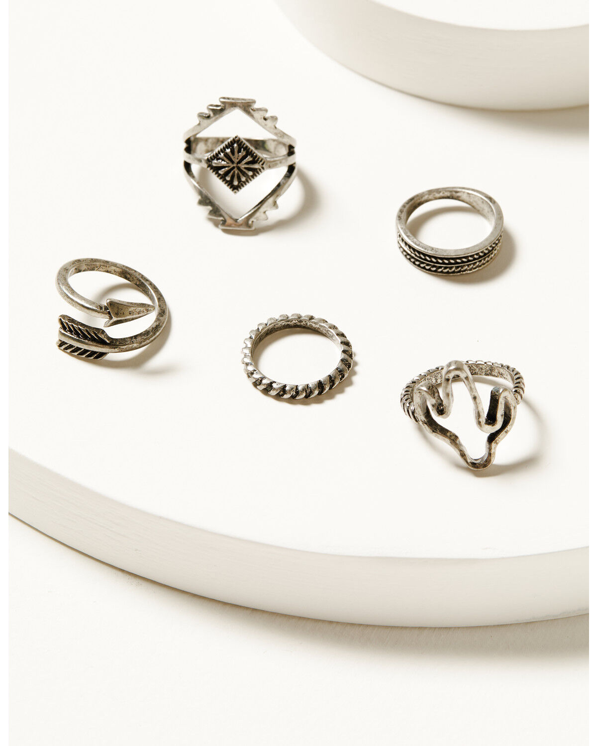 Shyanne Women's Isla Oasis Cactus Ring Set - 5 Piece