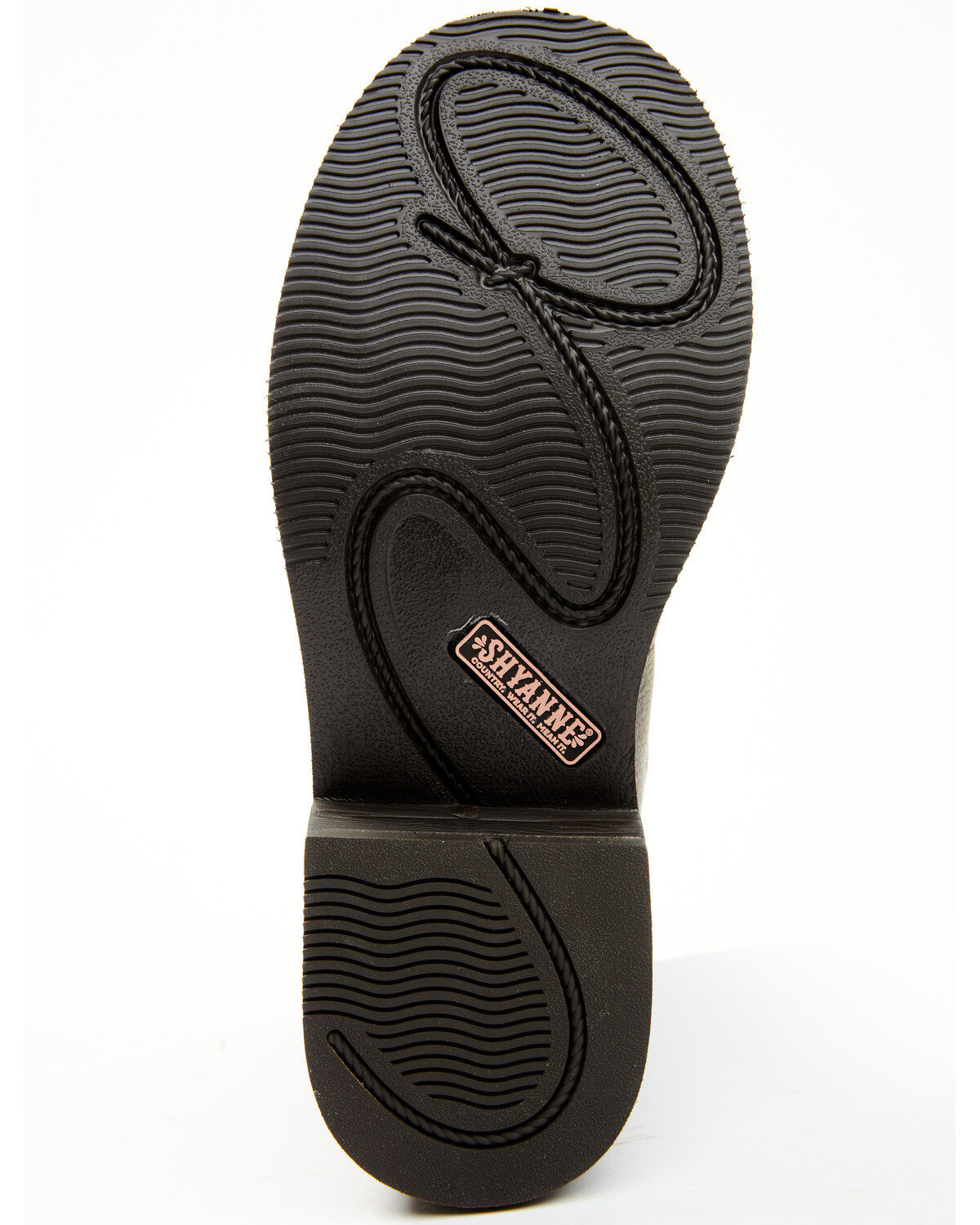 Shyanne Women's Adalia Floral Stitched Shaft Leather Western Boots - Wide Round Toe