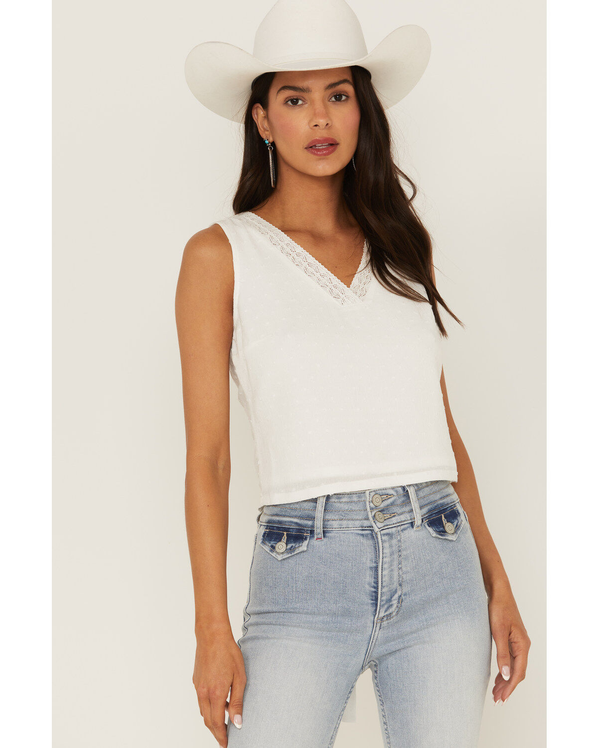 Idyllwind Women's Quail Ridge Lace Back Top