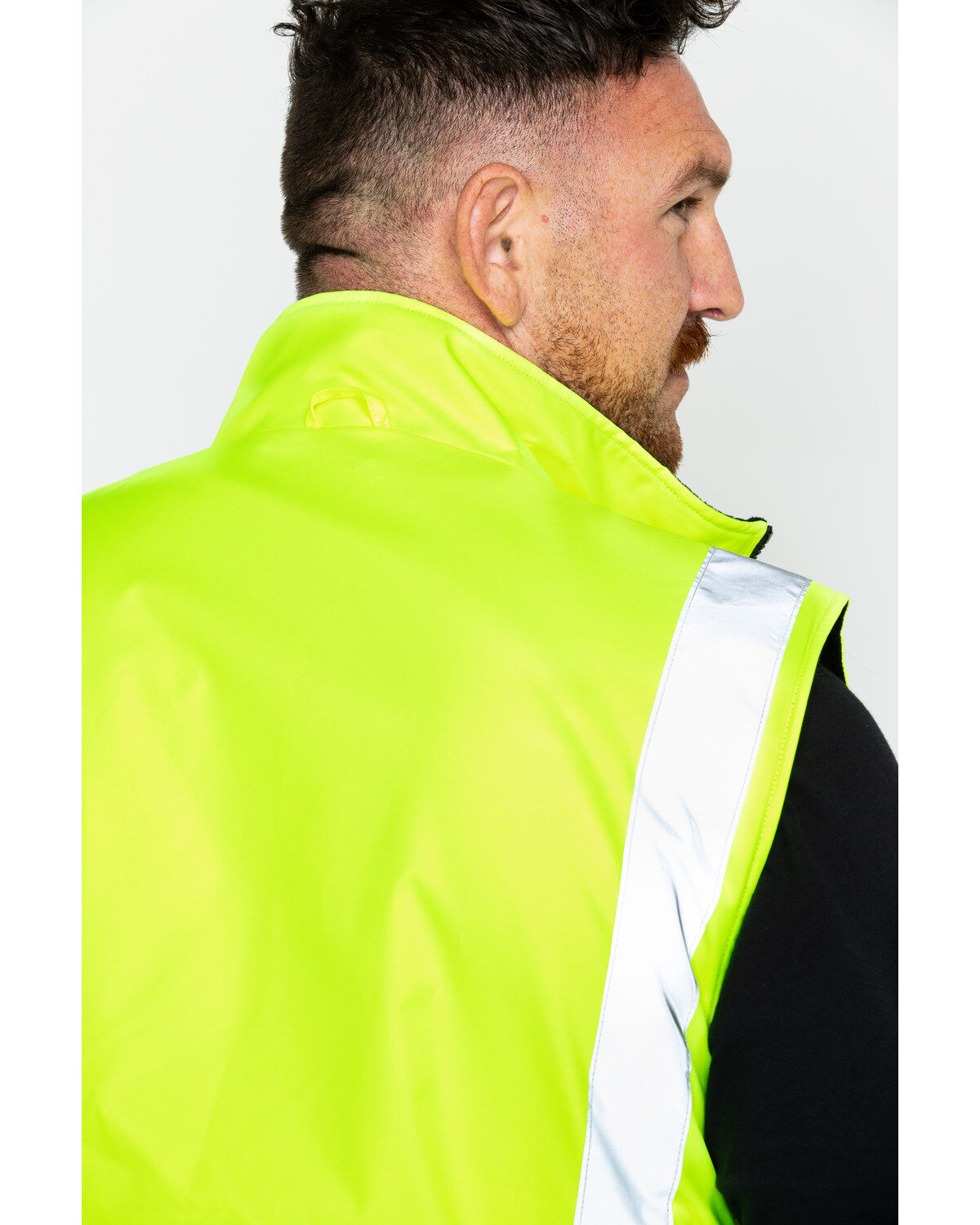 Hawx Men's Reversible Hi-Vis Reflective Work Vest - Big & Tall