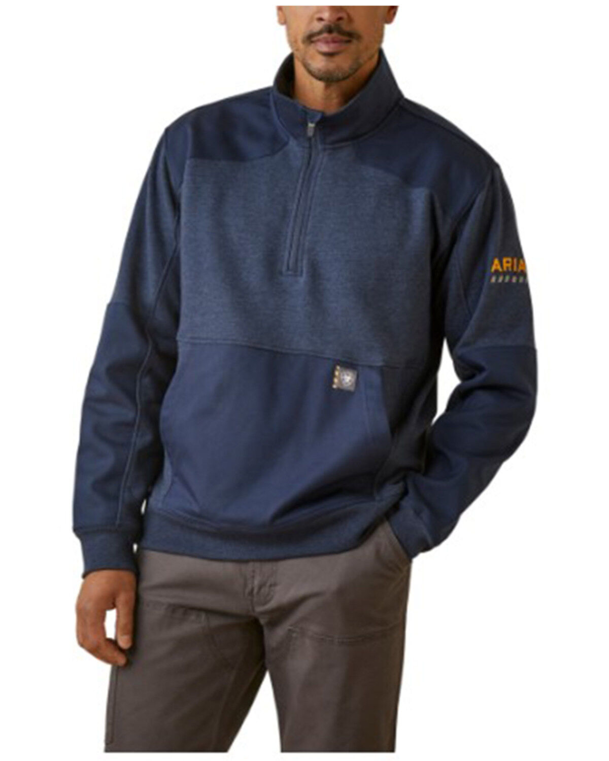 Ariat Men's Rebar Workman 1/4 Zip Up Work Sweatshirt