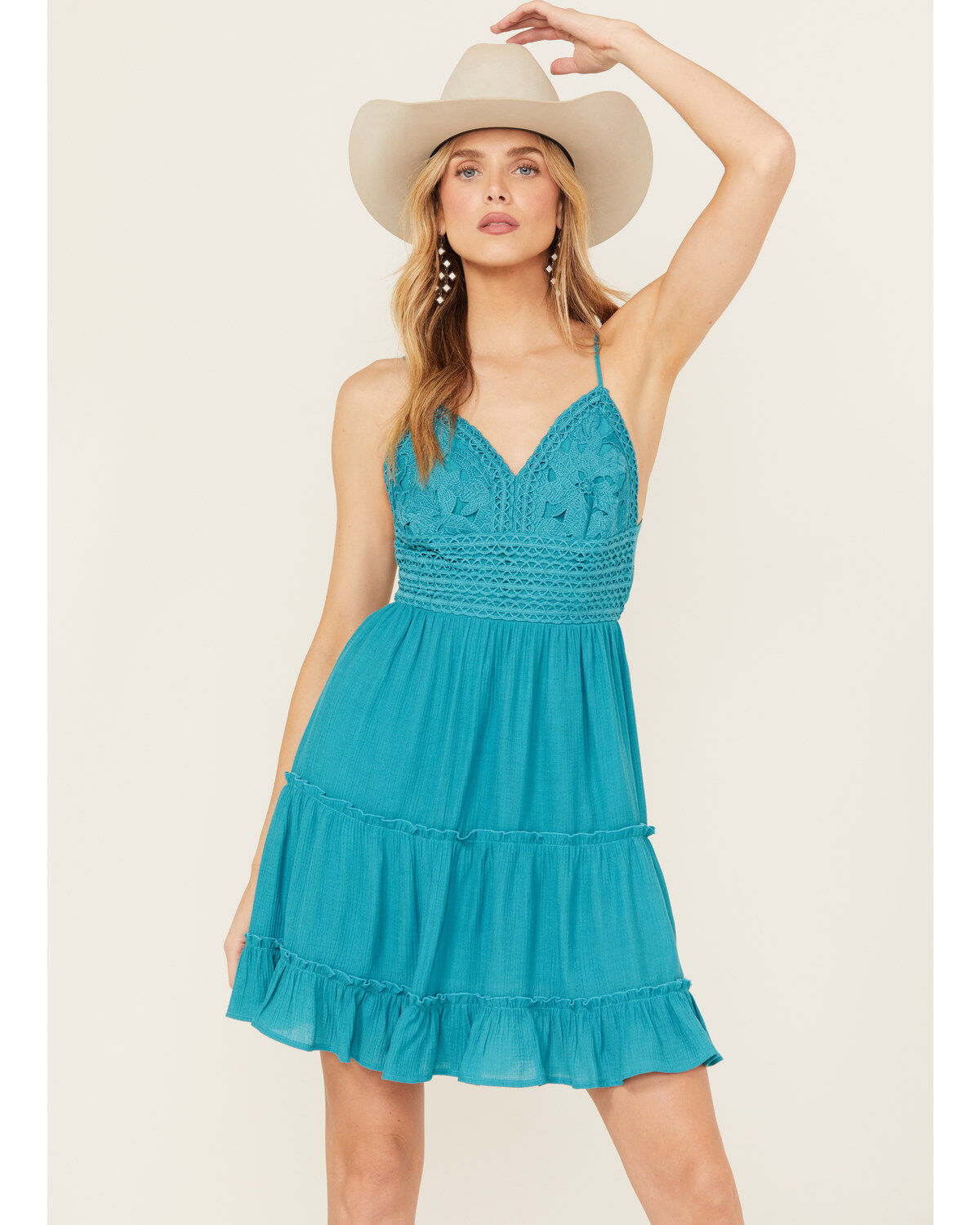 Shyanne Women's Lace Bustier Mini Dress