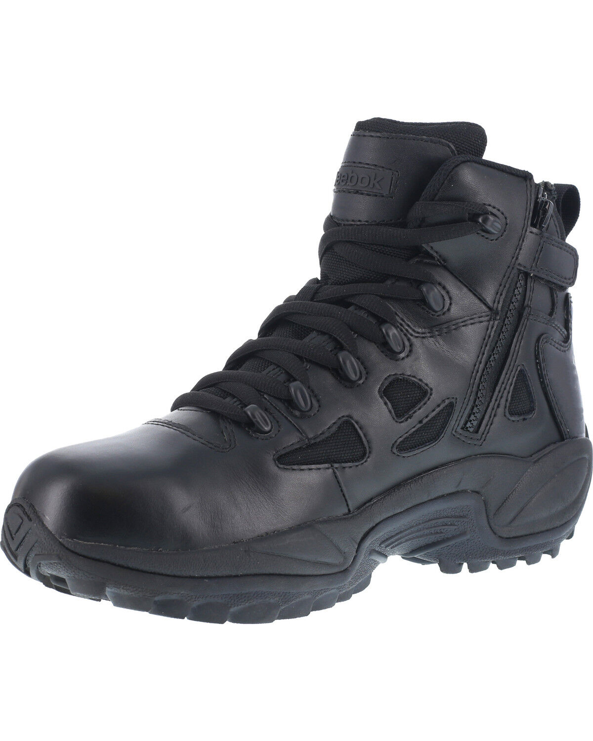 Reebok Men's Stealth 6" Lace-Up Waterproof Side Zip Work Boots - Soft Toe