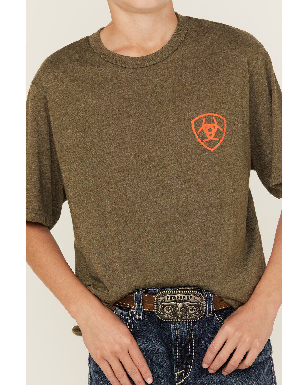 Ariat Boys' Logo Short Sleeve Graphic T-Shirt