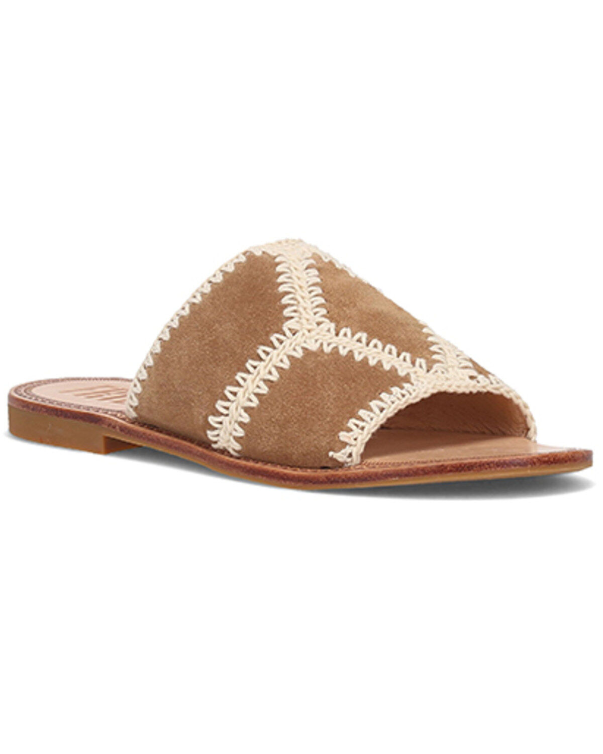 Frye Women's Ava Crochet Slide Sandals