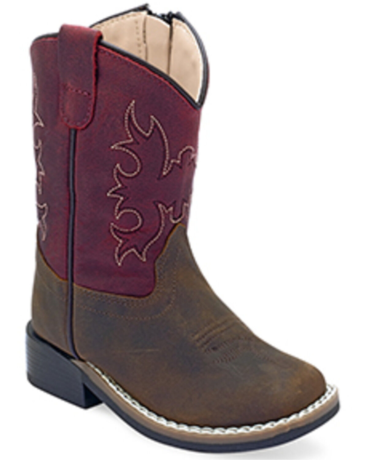 Old West Toddler Boys' Western Boots - Broad Square Toe
