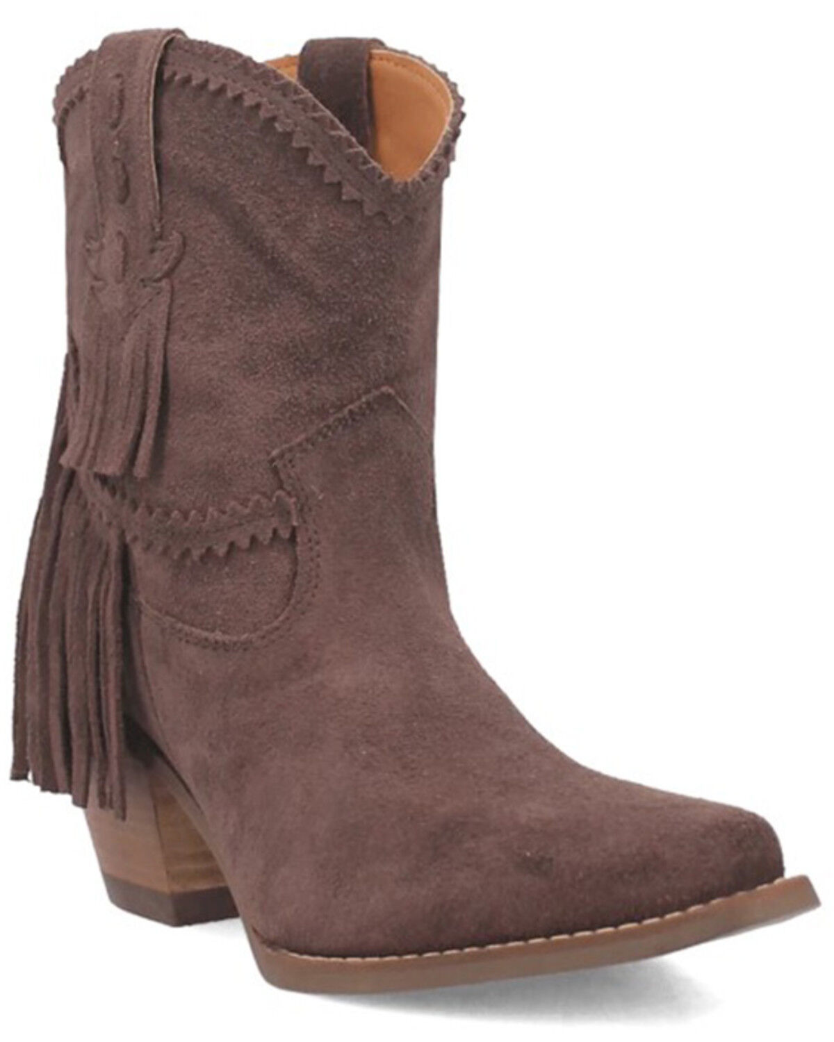 Dingo Women's Fandango Fringe Western Booties - Snip Toe