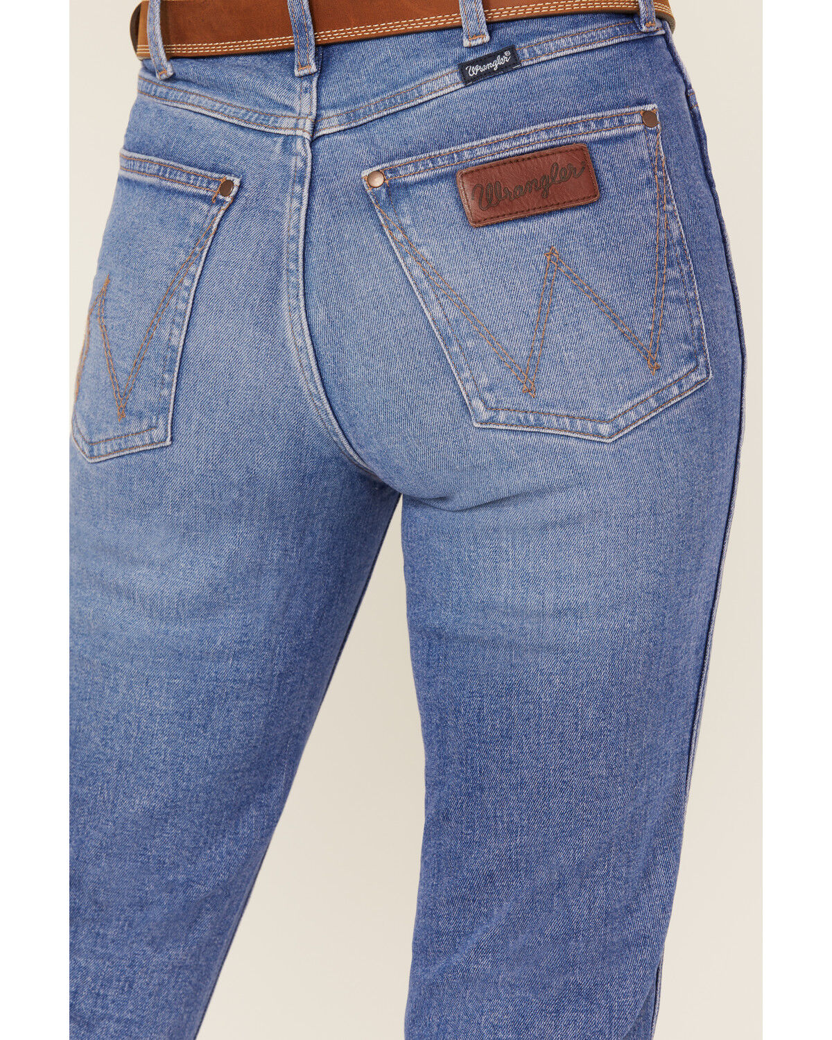 Wrangler Retro Women's Hollyn Medium Wash High Rise Bootcut Stretch Denim Jeans