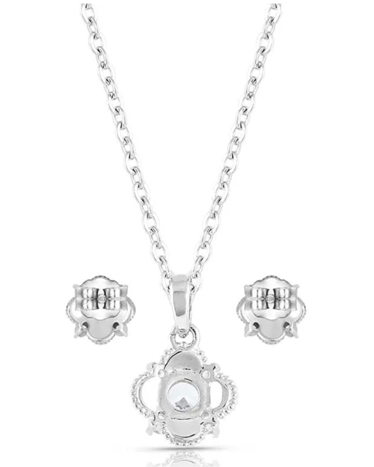 Montana Silversmiths Women's Making Memories Crystal Jewelry Set - 2 Piece