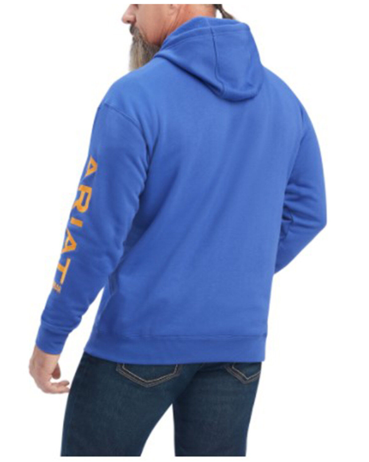 Ariat Men's Rebar Logo Sleeve Graphic Hooded Work Sweatshirt - Big & Tall