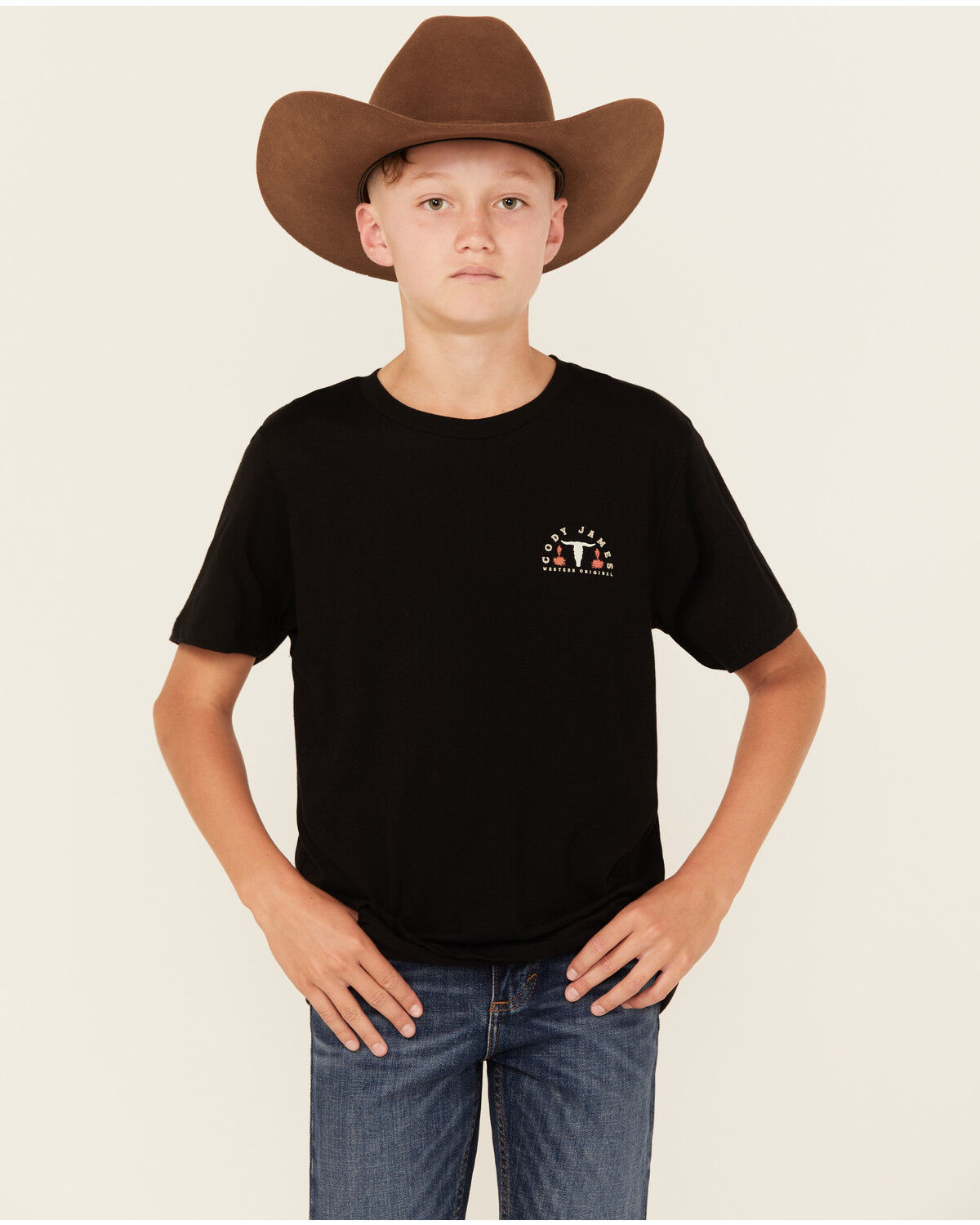 Cody James Boys' Agave Logo Short Sleeve Graphic T-Shirt