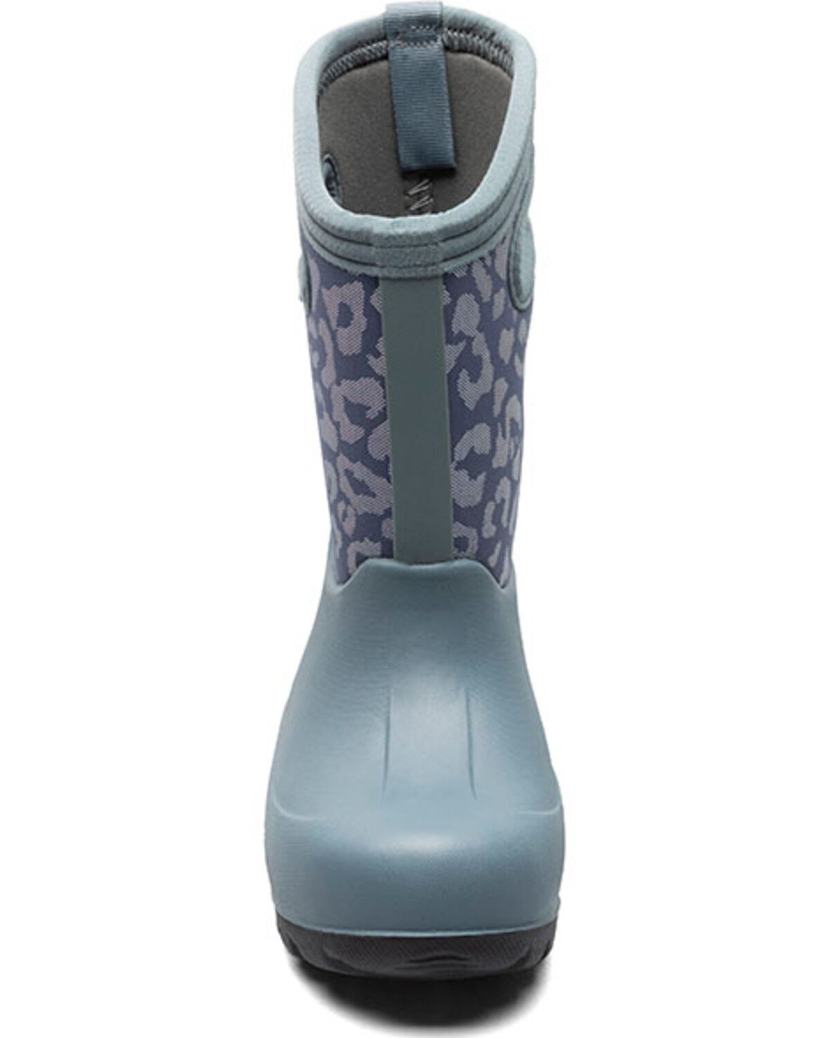 Bogs Girls' Neo Classic Metallic Leopard Print Waterproof Boots - Round Toe